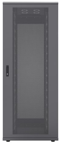 Intellinet 19" Server Cabinet, 47U, 2250 (h) x 800 (w) x 1200 (d) mm, IP20-rated housing, Max 1500kg, Flatpack, Black - W125081896