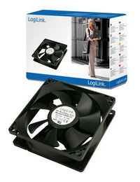 LogiLink PC case cooler 80x80x25 mm black - W124583075