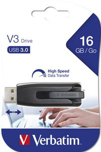 Verbatim V3 USB Drive 16GB - W124722079