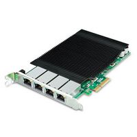 Planet 4-Port 10/100/1000T 802.3at PoE+ PCI Express Server Adapter (120W PoE budget, PCIe x4, -10~60 degrees C) - W125082706