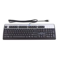 HP Keyboard (USA), Black/Silver, USB - W124914778