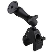 RAM Mounts RAM Tough-Claw Large Clamp Double Ball Mount with Round Plate - W124870326