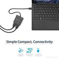 StarTech.com StarTech.com 2-Port Multi Monitor Adapter - USB-C to 2x HDMI Video Splitter - USB Type-C to HDMI MST Hub - Dual 4K 30Hz or 1080p 60Hz - Thunderbolt 3 Compatible - Windows Only (MSTCDP122HD) - W125065657