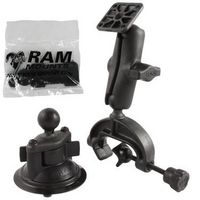 RAM Mounts RAM Twist-Lock Suction Cup and Composite Yoke Clamp Mount - W124970698