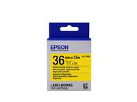 Epson Label Cartridge Magnetic LK-7YB2 Black/Yellow 36mm (1.5m) - W125246400