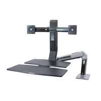 Ergotron 22'' WorkFit-A, Dual with Worksurface+, Capacity: 11.3kg - W124805781