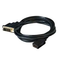 Club3D DVI to HDMI 1.4 Cable M/F 2m/6.56ft Bidirectional - W125146818