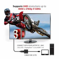 Club3D Mini DisplayPort 1.2 to HDMI 2.0 UHD Active Adapter - W125146821