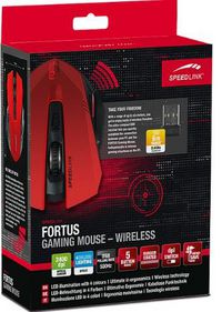 Speed-Link FORTUS Gaming Mouse - Wireless, black - W125339025