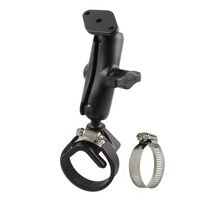 RAM Mounts Double Ball Strap Hose Clamp Mount with Diamond Plate - W125169911