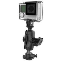 RAM Mounts RAM Ball Adapter for GoPro Bases with Universal Action Camera Adapter - W124670688