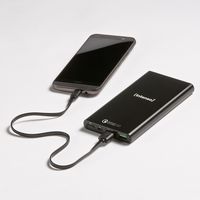 Intenso Quick Charge Powerbank, 10000mAh Li-polymer battery, 1x microUSB2.0 In, 2x USB2.0 Out, Black - W124633115