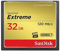 Sandisk 32GB 120MB Extreme Compact Flash Card - W124983500