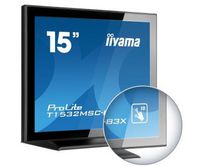 iiyama 15" TN LED, 1024 x 768, 8 ms, 350 cd/m2, 700 : 1, VGA. DVI-D, Black - W125339178C1