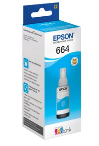 Epson 664 Ecotank Cyan ink bottle (70ml) - W124646740