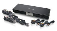 IOGEAR KVMP, Displayport, DVI-I,, USB, 3.5mm, 3840x2160 30 Hz, DC 5.3V, 431.8x57.2x155.6 mm, 4x DisplayPort-DVI Active adapters - W124955222