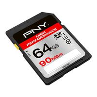 PNY 64 GB, 90/40 MB/s, C10, UHS 1 - W125759591