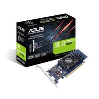 Asus NVIDIA GeForce GT 1030, 2 GB GDDR5, 64-bit, 6008 MHz, HDMI, DP, HDCP, 169x69x21 mm - W124838501