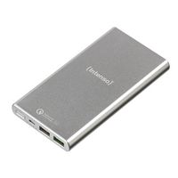 Intenso Quick Charge Powerbank, 10000mAh Li-polymer battery, 1x microUSB2.0 In, 2x USB2.0 Out, Silver - W125033168