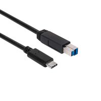 Club3D USB 3.1 Gen2 Type-C to Type-B Cable Male/Male, 1 M./ 3.3 Ft. - W125246717