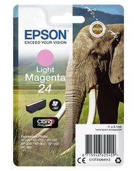 Epson Singlepack Light Magenta 24 Claria Photo HD Ink - W124546781