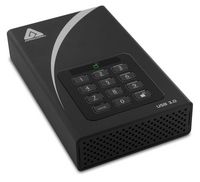 Apricorn Aegis Padlock DT 2TB - USB 3.0 Desktop Drive, 256-bit AES Encryption, 8 MB, 12 ms - W124682783