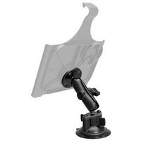 RAM Mounts RAM Twist-Lock Suction Cup Double Ball Mount with Round Plate - W124770276