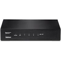 TRENDnet 4 Gigabit Ethernet ports, 1 x SFP slot, 10 Gbps, QoS, Plug and play, MTBF 1033343h, 0.8W - W125175648