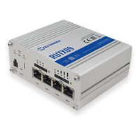Teltonika Next Generation LTE Cat6 Industrial Cellular router, Dual-SIM, 4 x RJ45, 2 x SMA for LTE, 1 x SMA for GNNS, USB, IP30, 456 g - W124974071