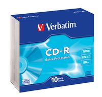 Verbatim CD-R Extra Protection, 700MB, 52x - W124781825