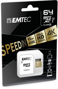 Emtec microSDXC, 64GB, Class10 - W124449176