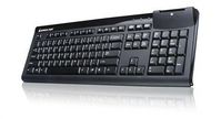 IOGEAR 104-Key Keyboard With Integrated Smart Card Reader - W124555498