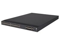 Hewlett Packard Enterprise FlexFabric 5700-32XGT-8XG-2QSFP+ - 32 RJ-45 1/10GBASE-T, 8 1000/10000 SFP+, 2 QSFP+, 512 MB flash, 2GB SDRAM, 714.2 Mpps, 960 Gbps, 13 kg - W125510736