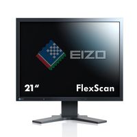 Eizo S2133-BK, 21.3", 1600 x 1200, 16.7M, 420 cd/m², 1500:1, IPS, 6-20ms, Auto EcoView, USB hub, Eco Timer, OSD language, DVI-D , Black - W124974137