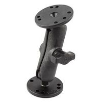 RAM Mounts RAM Double Ball Mount with Composite Arm and Metal Round Plates - W125070137