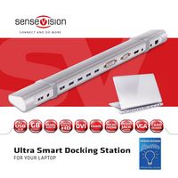 Club3D SenseVision USB 3.0 Ultra Smart Docking Station - W124582916