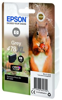 Epson Singlepack Grey 478XL Claria Photo HD Ink - W125316251