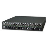 Planet 16-Slot Managed Media Converter Chassis with Redundant Power Supply System - W125162900