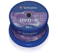 Verbatim DVD+R Matt Silver, 50pcs - W124715278