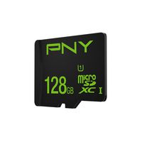 PNY High Performance, MicroSDXC, 128GB, Class10, UHS-1, U1, 100MB/s, SD adapter - W124474741