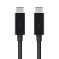 Belkin USB-C - USB-C, 2m, Black, TPE jacket - W125249651