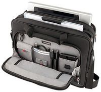Wenger PROSPECTUS 16" Laptop Briefcase with Tablet / eReader Pocket, Black - W124626920
