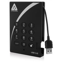Apricorn Aegis Padlock USB 3.0 500GB, 256-bit AES Encryption, 5 Gbps, 8MB, 12 ms, 5400 RPM - W125043299