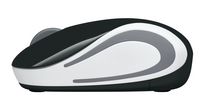 Logitech Wireless Mini Mouse M187, RF Wireless, Alkaline, Black - W124684120