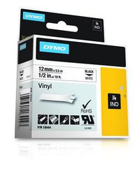 DYMO IND Vinyl Labels, 12mm x 5.5m - W124603808
