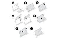 Kensington Kensington privacy filter 2 way removable for Microsoft Surface Go - W124927301