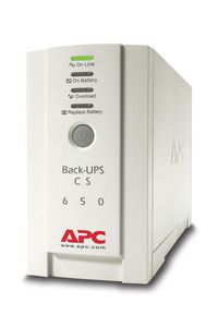APC APC Back-UPS CS, 650VA/400W, Input 230V/Output 230V, Interface Port DB-9 RS-232, USB - W124885330