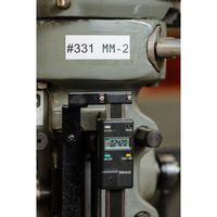 Brady Black on White BMP41/BMP51/BMP53 Labelmaker Labels 25.40 mm X 7.62 m - W125162945