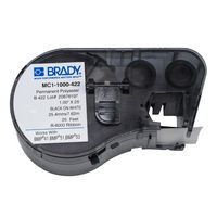 Brady Black on White BMP41/BMP51/BMP53 Labelmaker Labels 25.40 mm X 7.62 m - W125162945