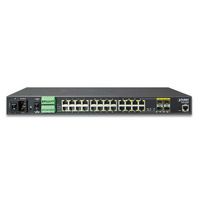 Planet Industrial Managed Gigabit Switch, L2, 20 x 10/100/1000Mbps RJ-45, 4 x SFP Combo - W124656536